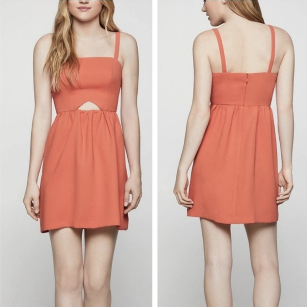 BCBGeneration Women's Orange Cut Out Mini Dress 🍑
